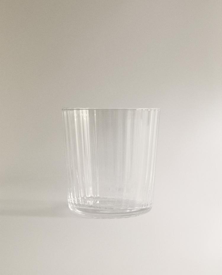 VASO VIDRIO LÍNEAS