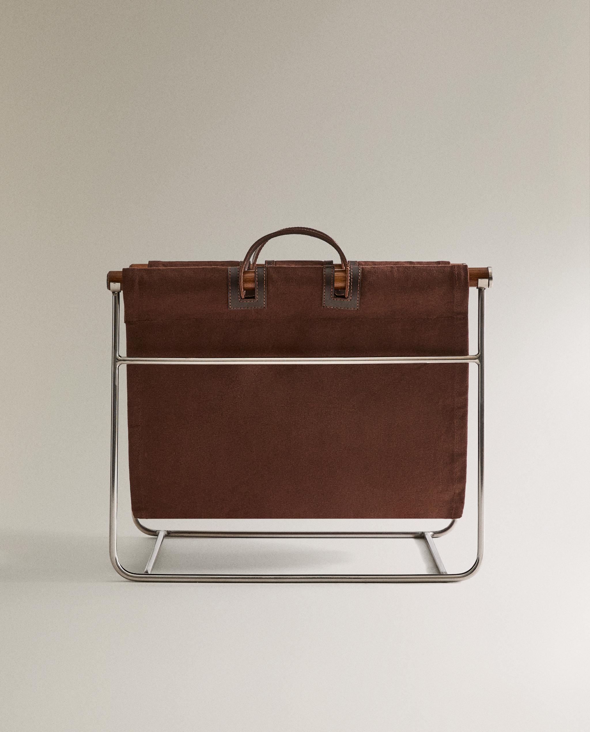 さえら　マガジンラック コットン＆レザー マガジンラック | Zara Home 日本/Japan