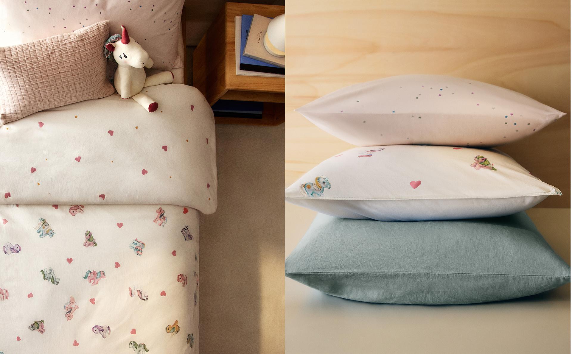 KIDS' MY LITTLE PONY© HEARTS BED LINEN AND HEARTS BLANKET