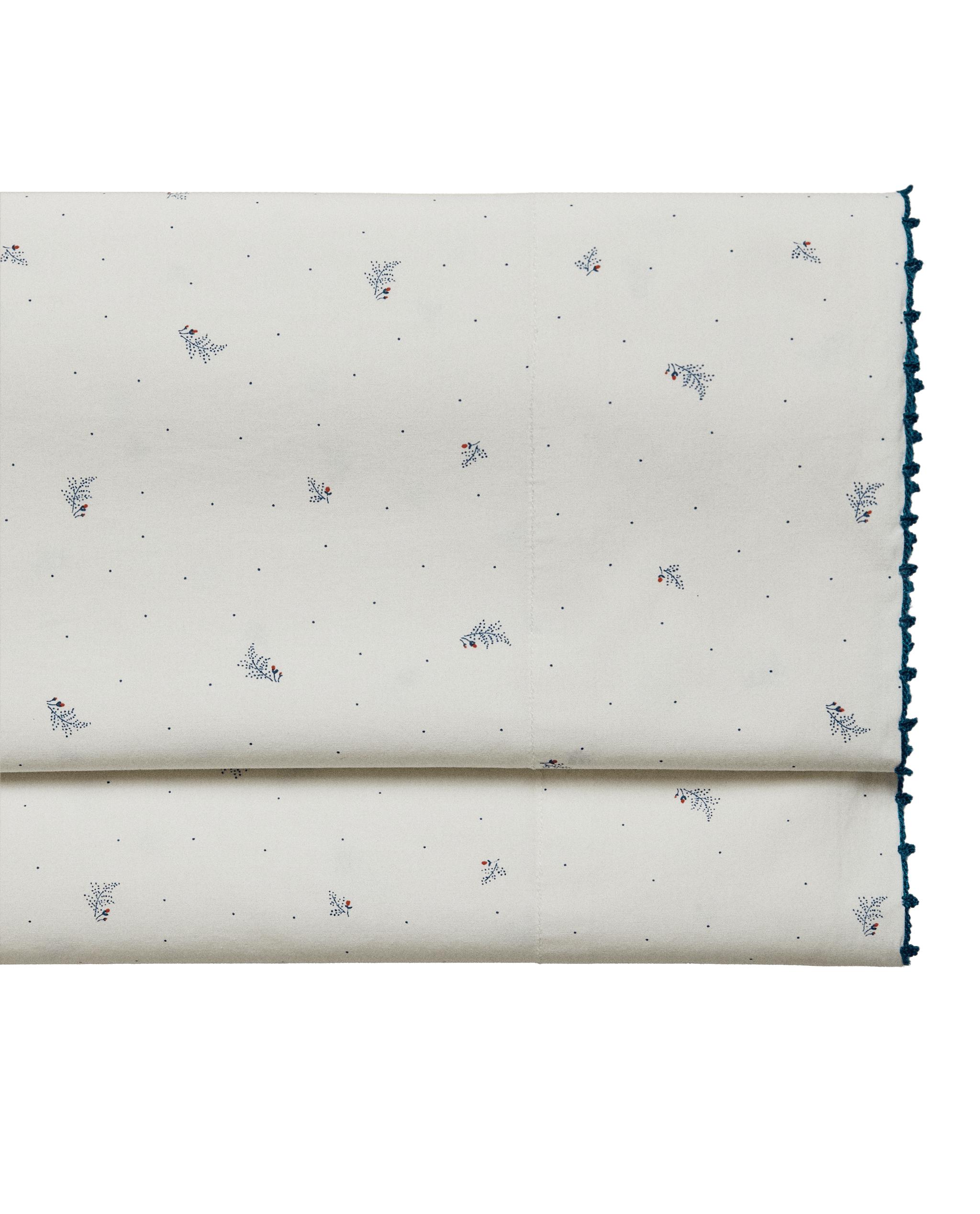 CHILDREN’S LEAF AND POLKA DOT COTTON FLAT SHEET product thumbnail 6