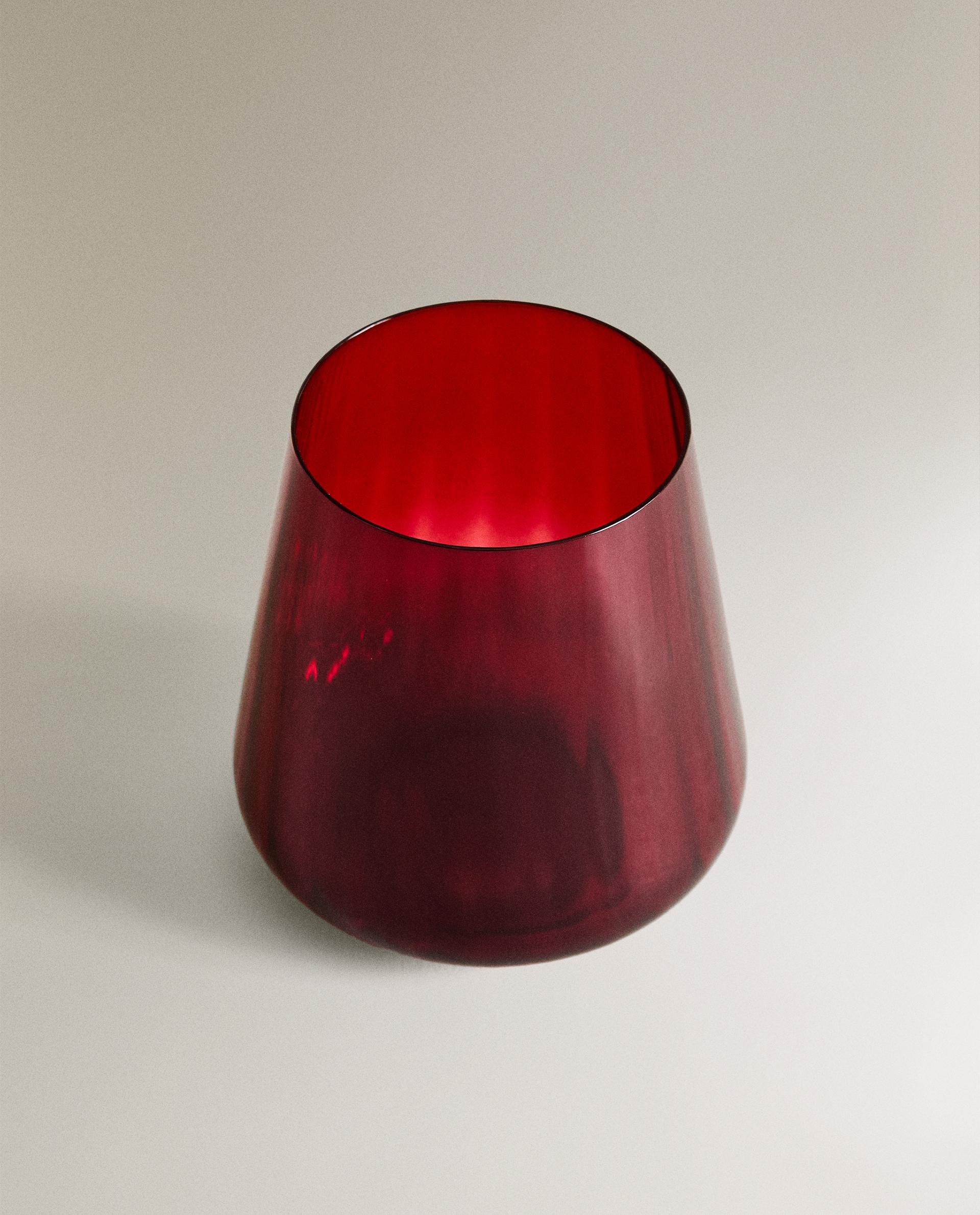 CHRISTMAS COLORED CRYSTALLINE TUMBLER Zara Home Canada