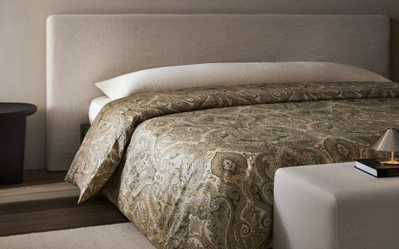 PAISLEY COTTON SATEEN DUVET COVER (300 THREAD COUNT)