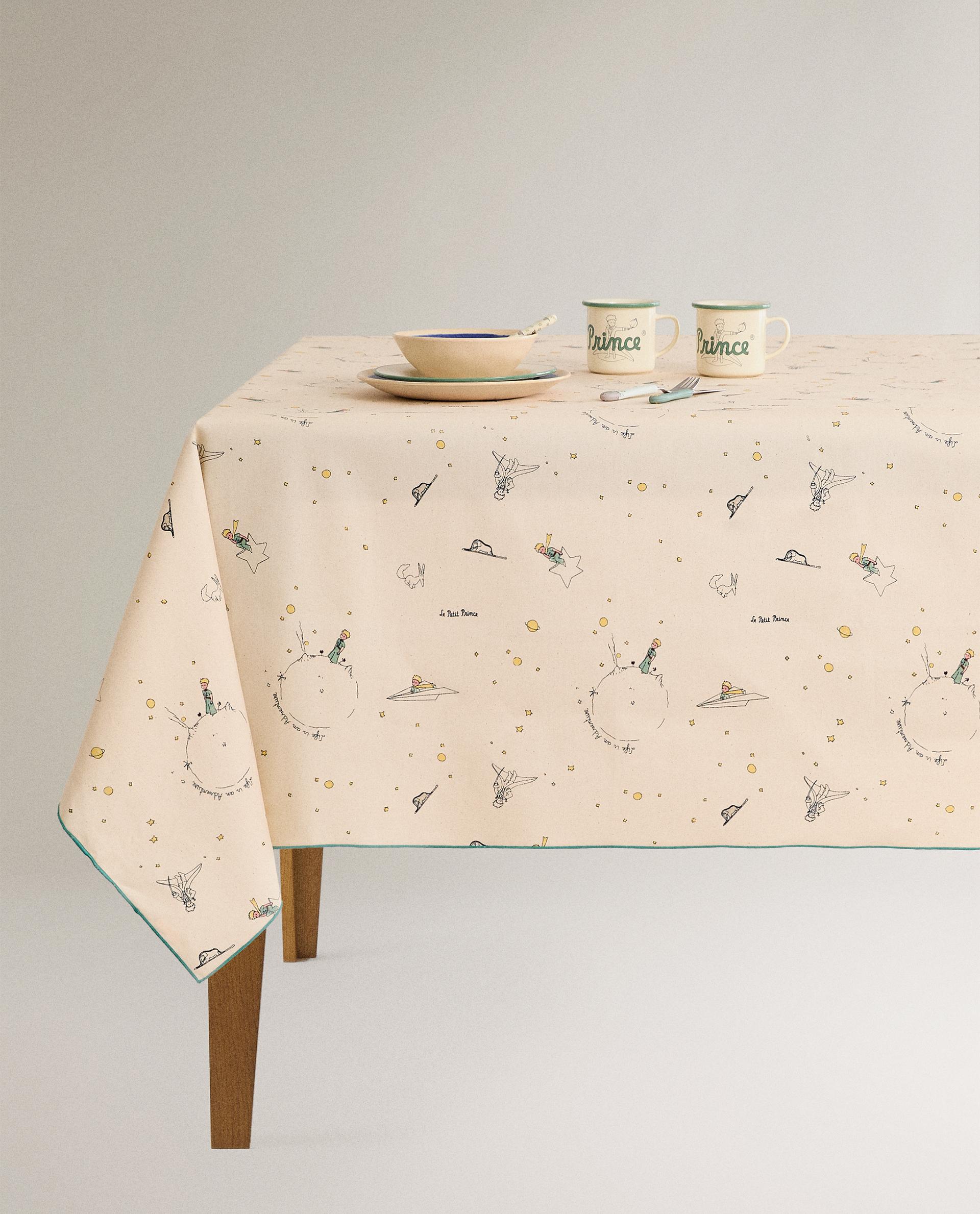 LE PETIT PRINCE CHILDREN’S RESIN-COATED TABLECLOTH