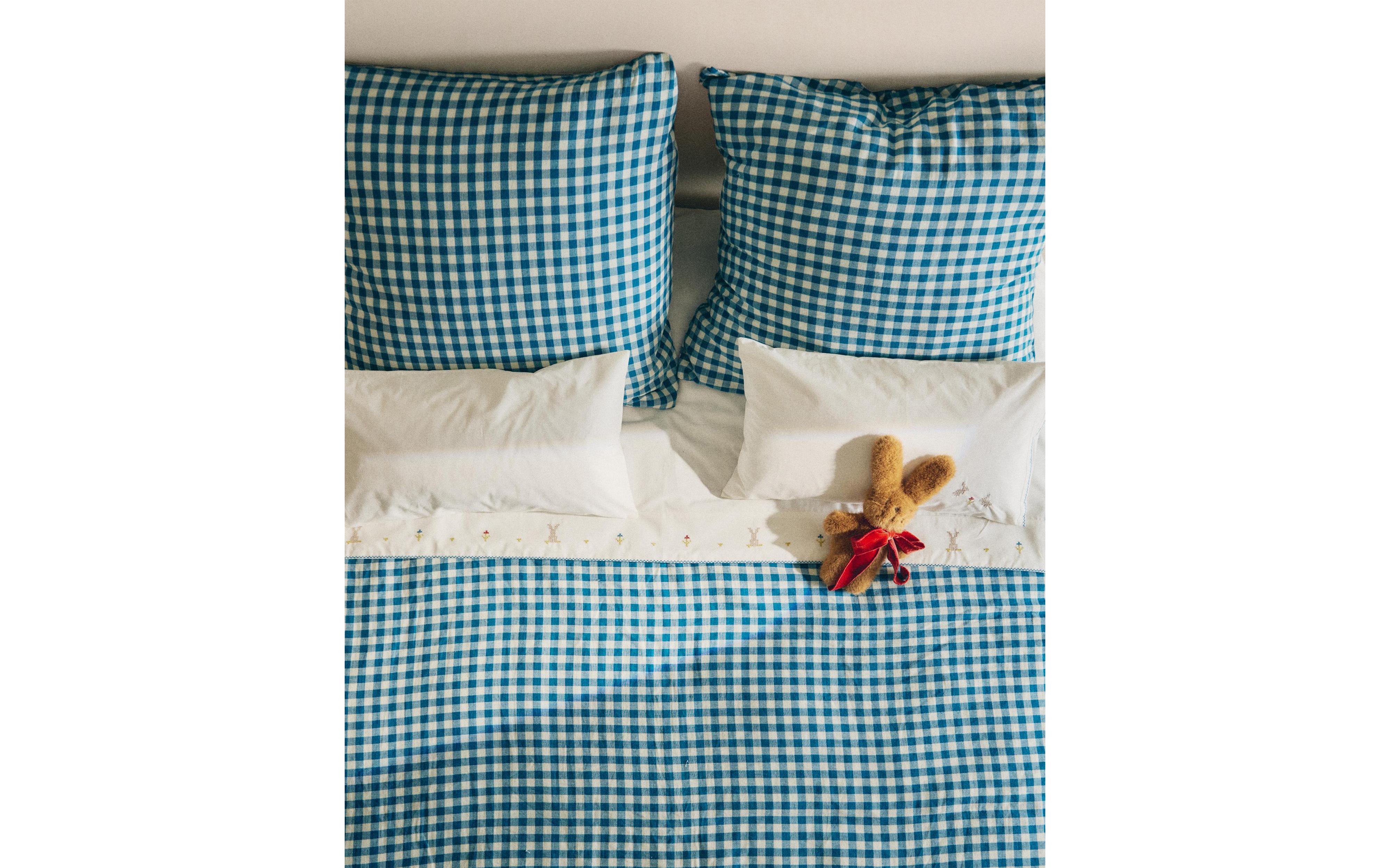 KIDS' CHECK MUSLIN DUVET COVER product thumbnail 13