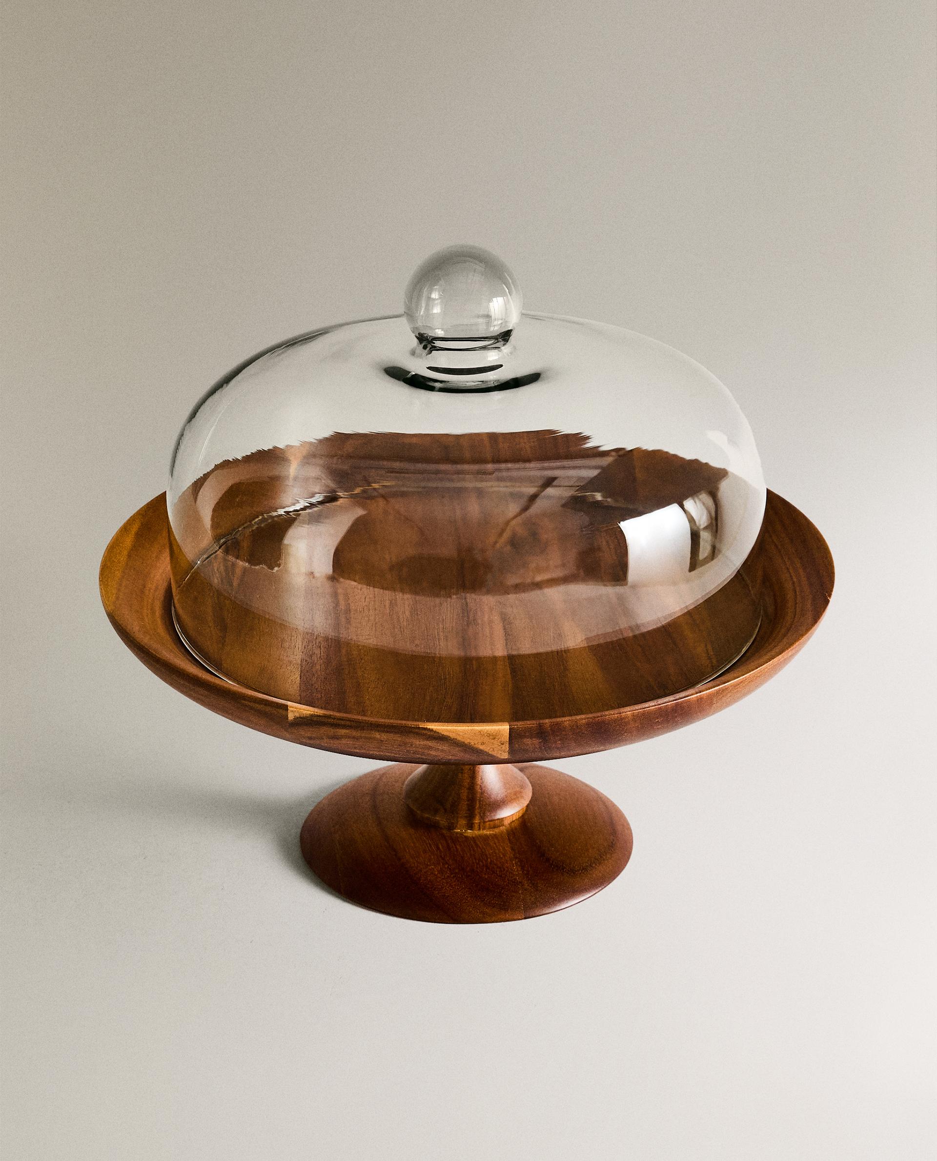 WOODEN CAKE STAND