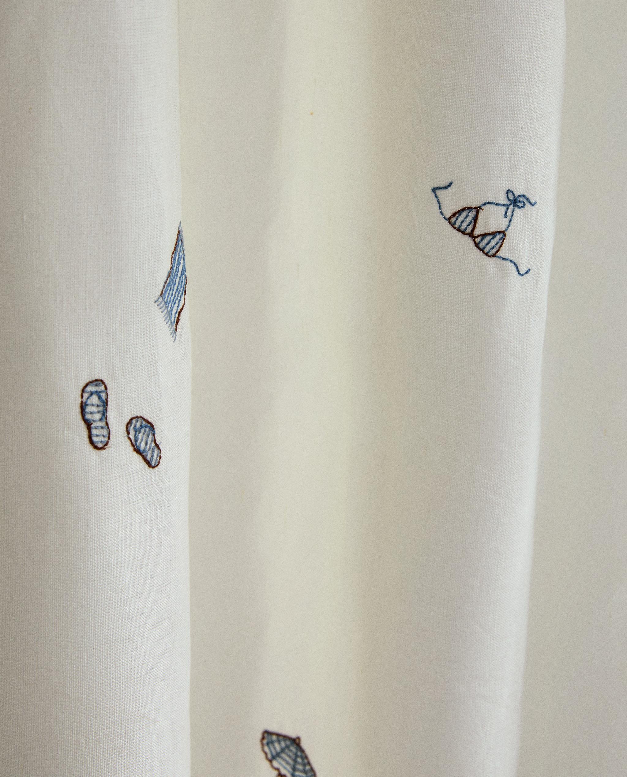 EMBROIDERED SHOWER CURTAIN product thumbnail 7