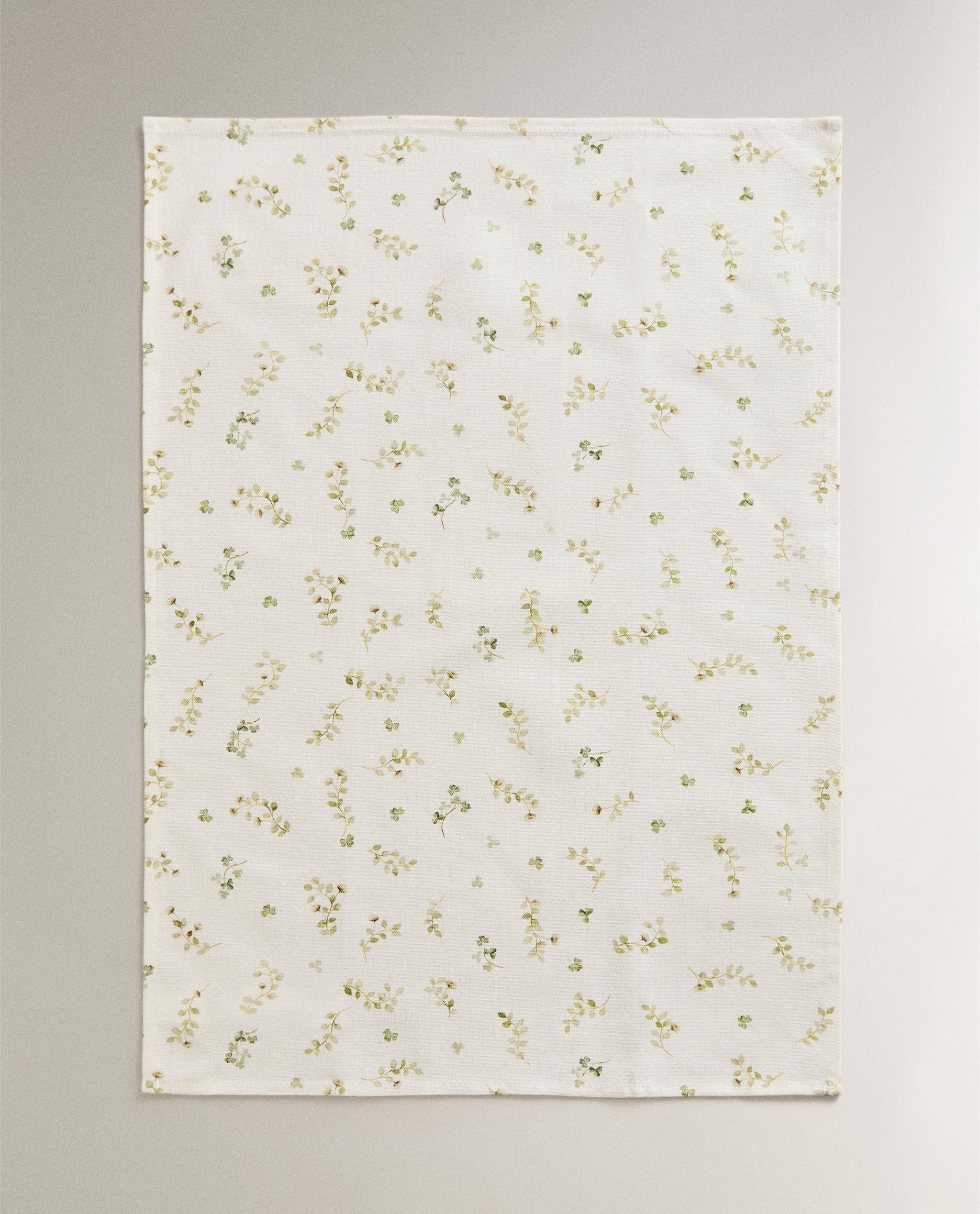 PACK OF FLORAL COTTON TEA TOWELS (PACK OF 2) product thumbnail 8