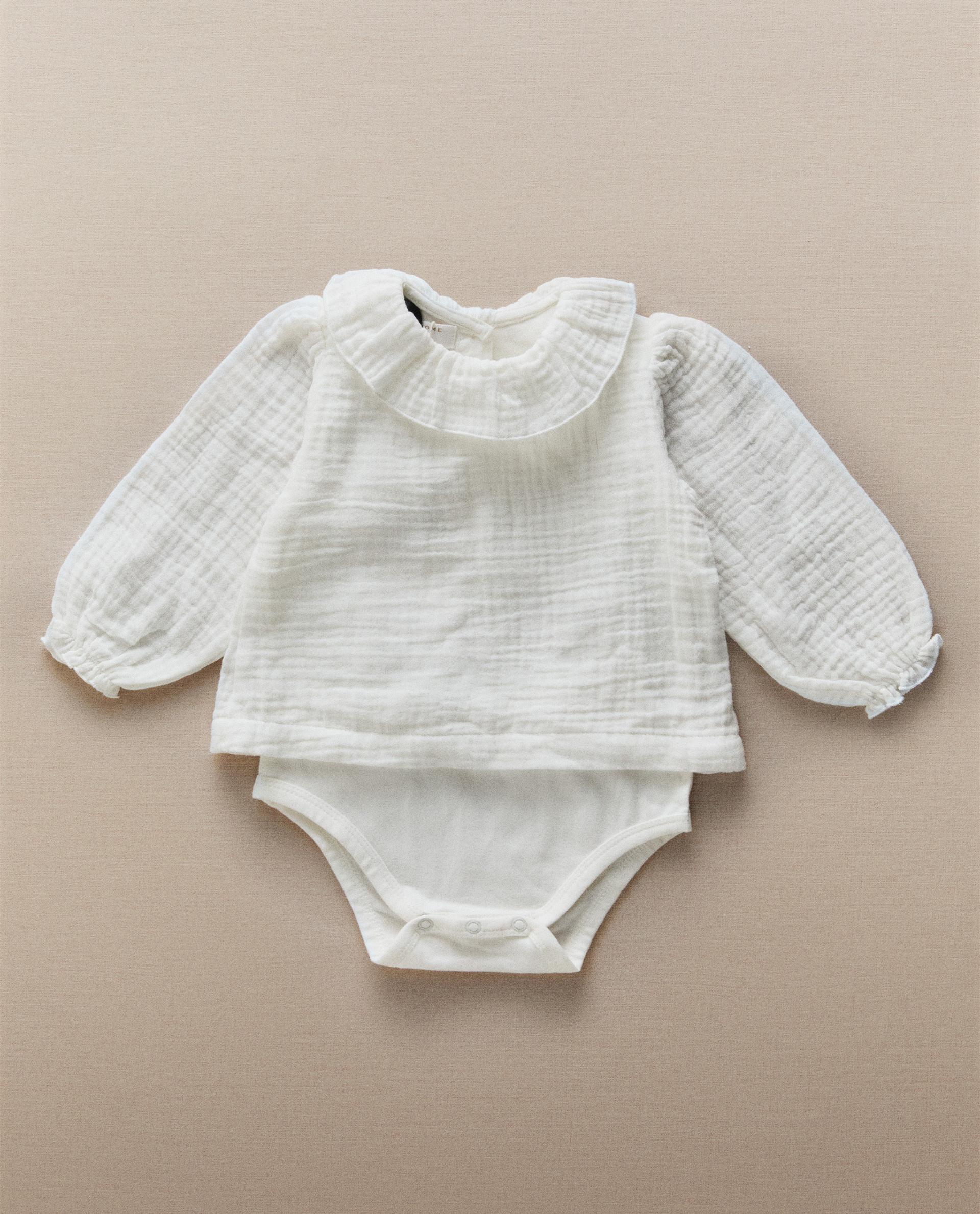 MUSLIN BABY BODYSUIT MUSLIN BABY BODYSUIT