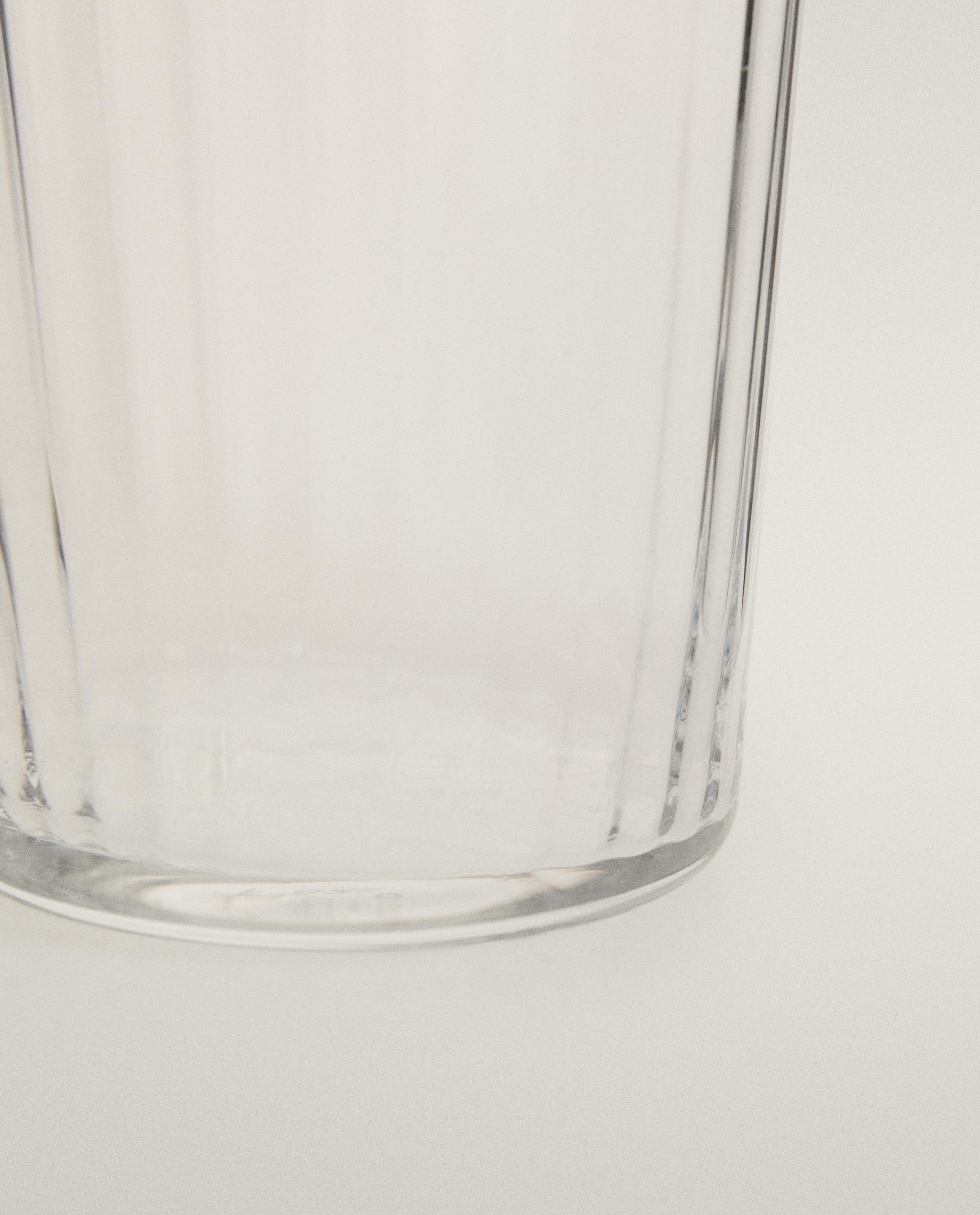 GLASS TUMBLER WITH LINE DESIGN product thumbnail 7