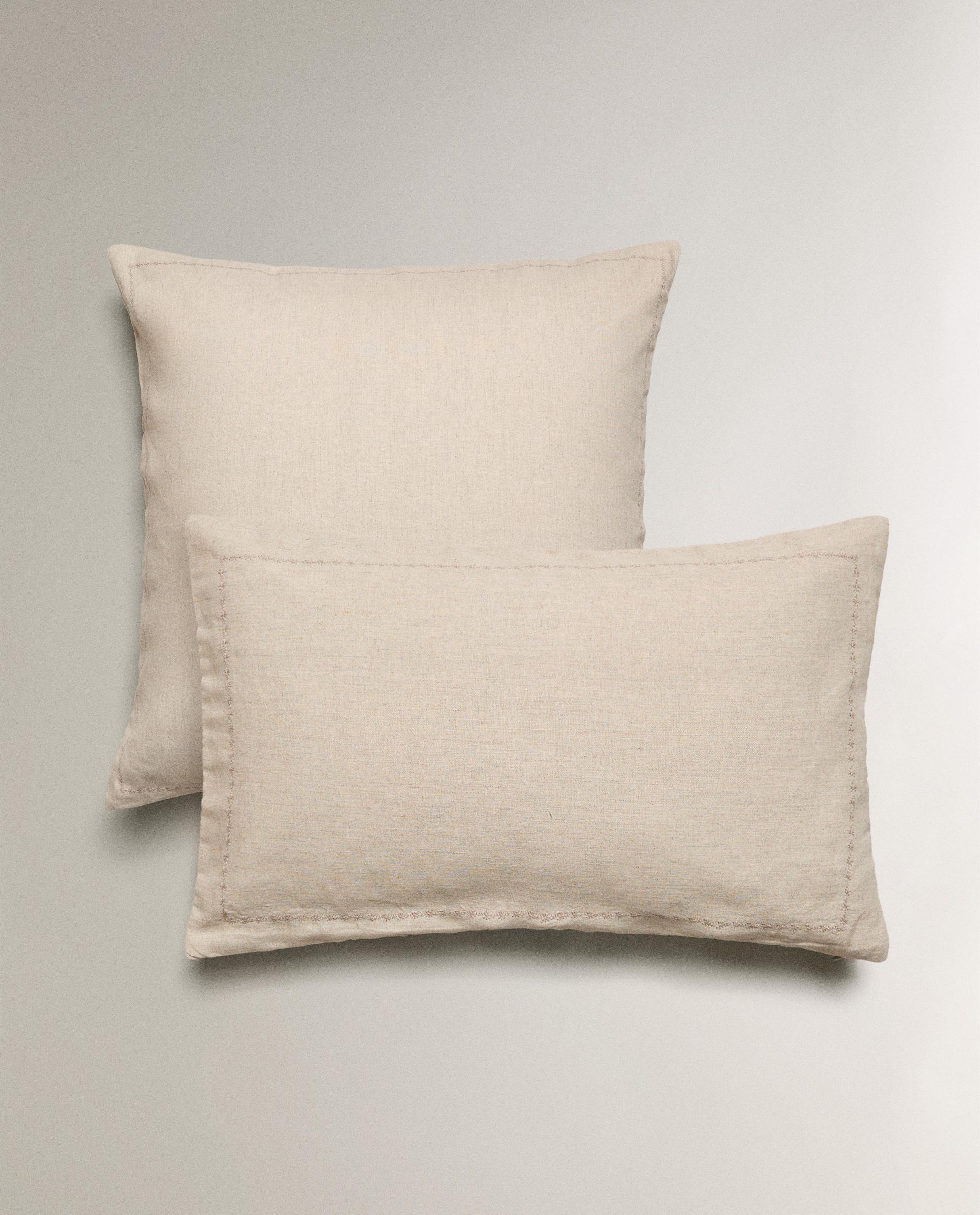 ドット キルティング リネン 掛け布団 クッションカバー | Zara Home