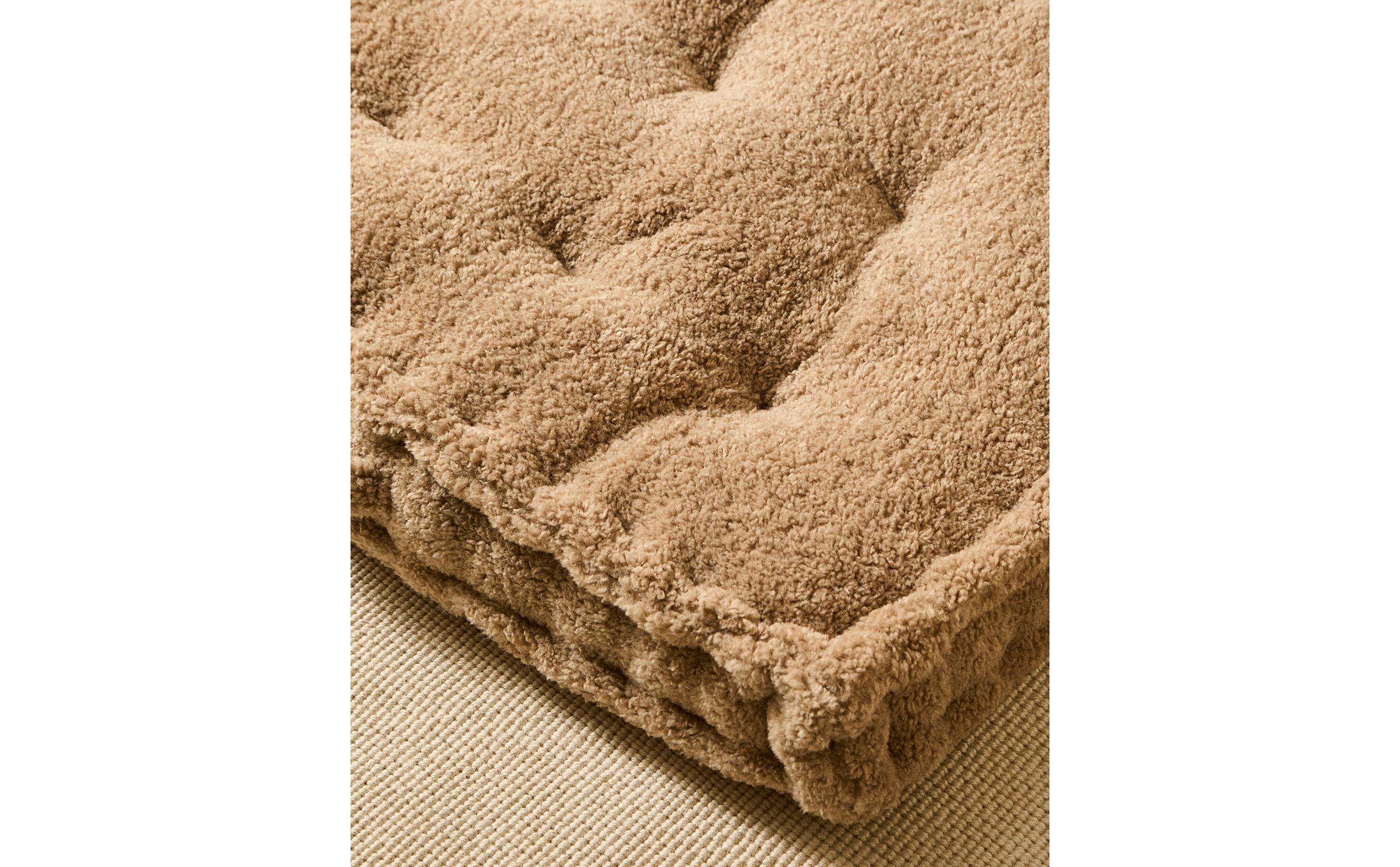 ザラホーム　ZARA HOME フェイクファーエコファーブランケット　白 ザラホーム ZARA HOME フェイクファーエコファーブランケット 白
