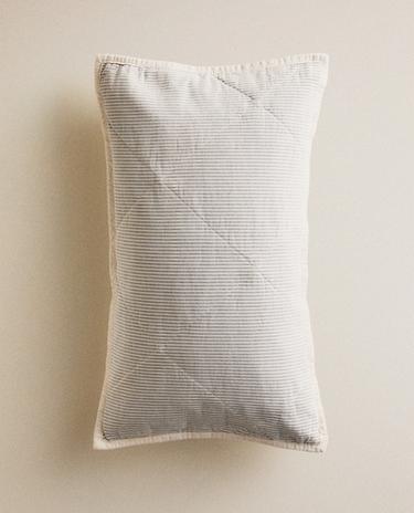 FUNDA COJÍN INFANTIL EDREDÓN ALGODÓN RAYAS
