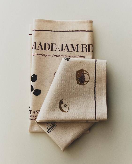 PACK OF JAM TEA TOWEL (PACK OF 2) PACK OF JAM TEA TOWEL (PACK OF 2)