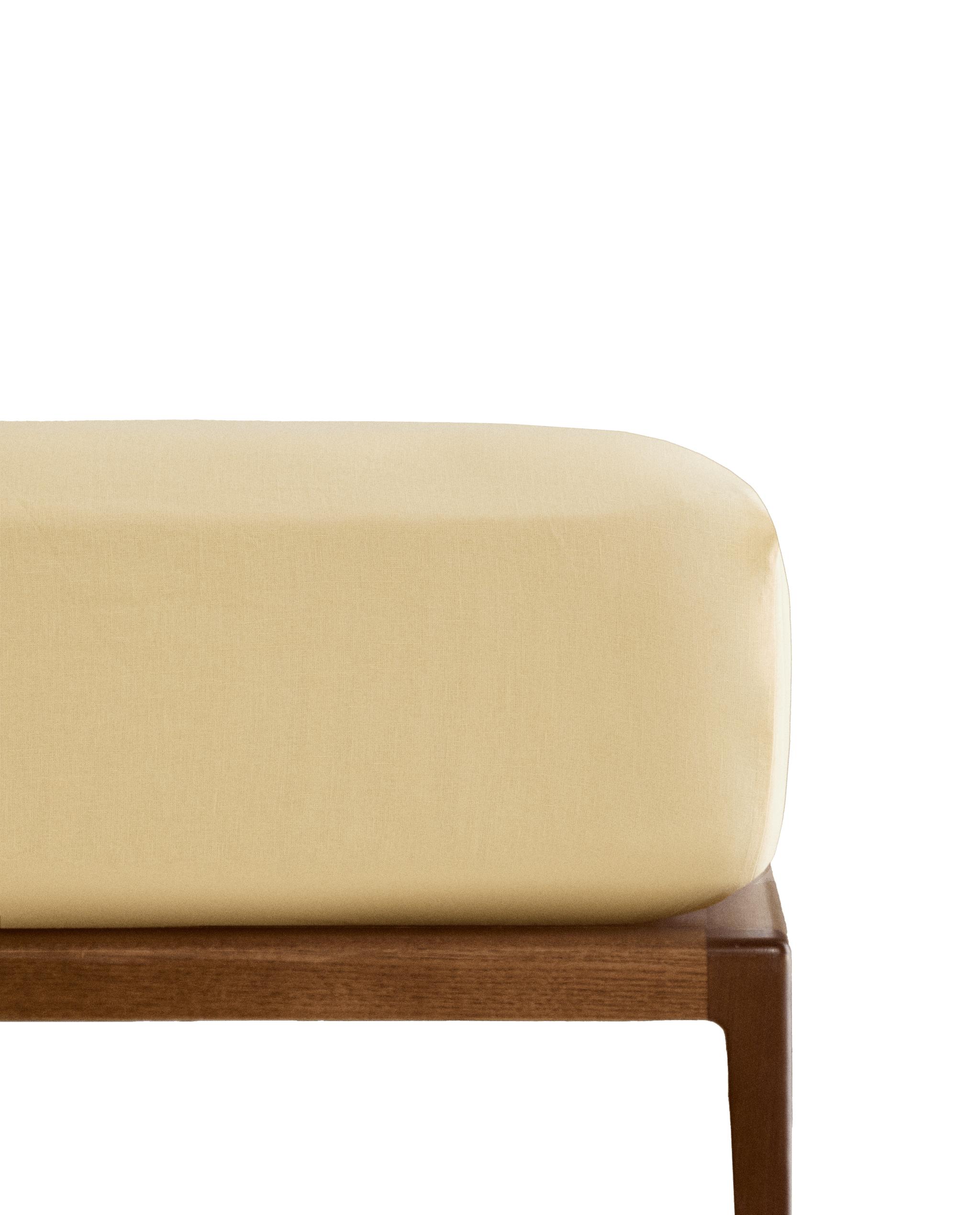 (140 GSM) WASHED LINEN FITTED SHEET product thumbnail 5