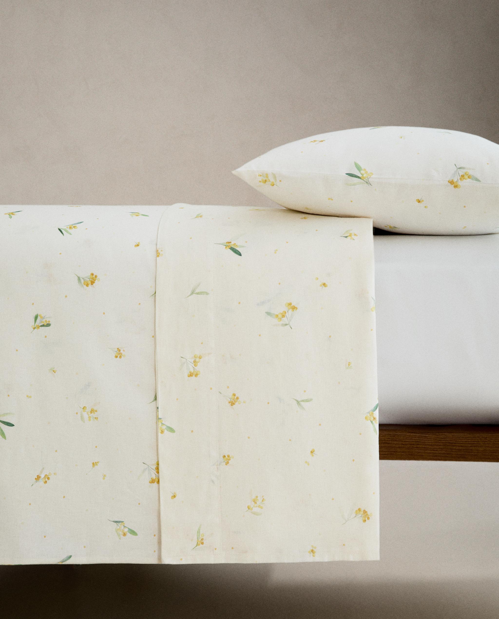 LINEN AND COTTON MIMOSA DUVET COVER | Zara Home United States of