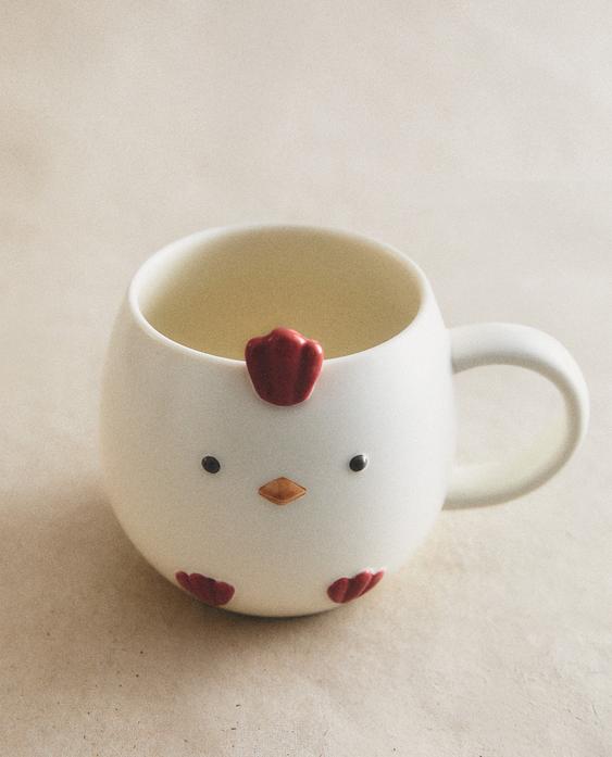 TAZA INFANTIL PORCELANA GALLINA TAZA INFANTIL PORCELANA GALLINA