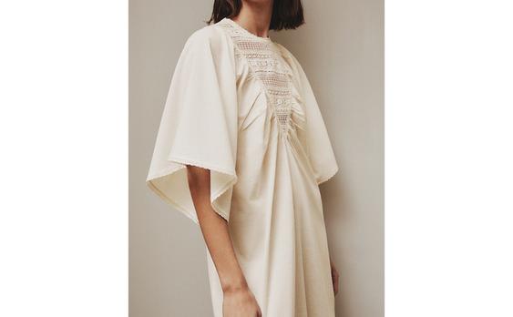 CAMISÓN MANGA PUNTILLAS CAMISÓN MANGA PUNTILLAS