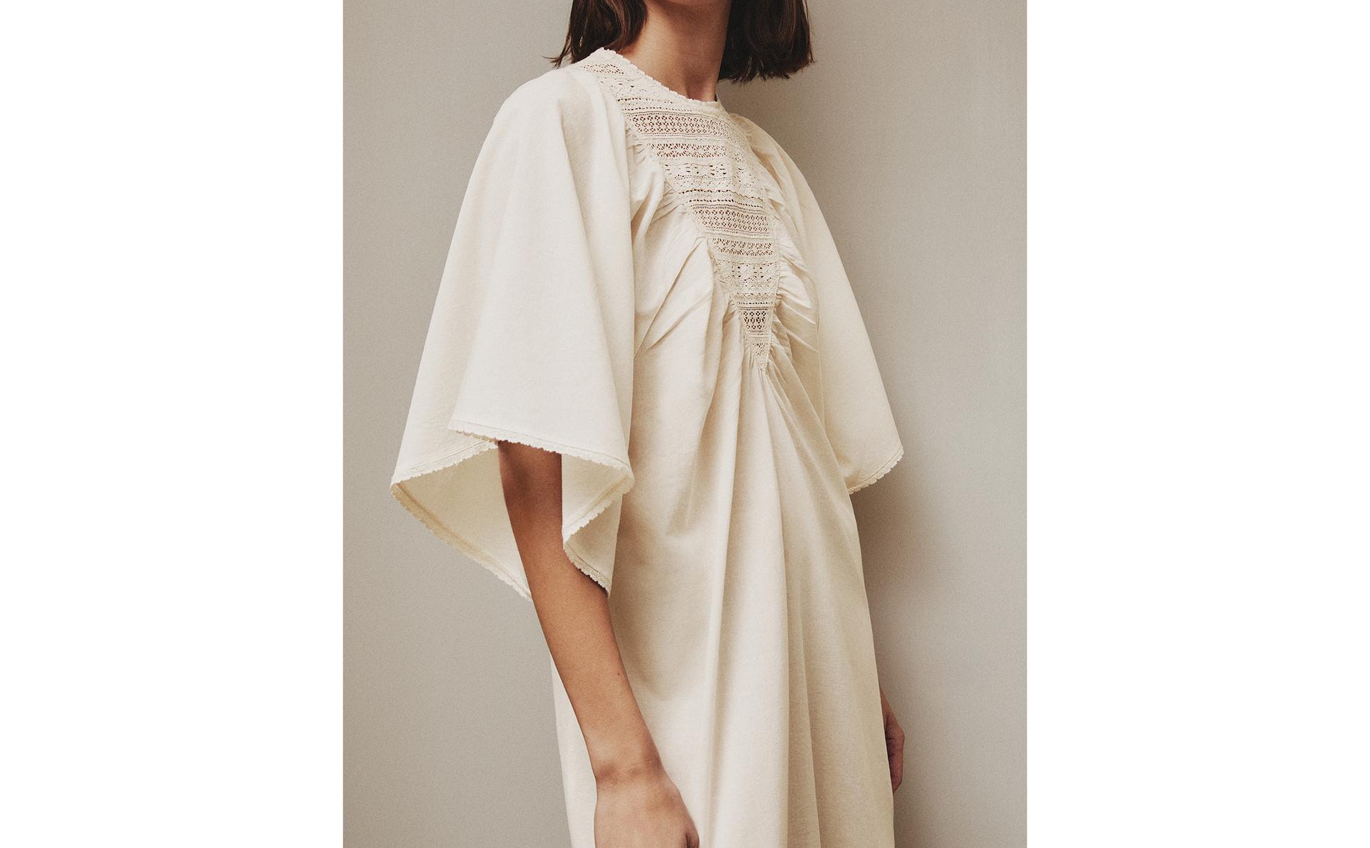 CAMISÓN MANGA PUNTILLAS CAMISÓN MANGA PUNTILLAS