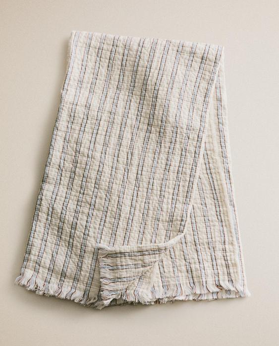 COPERTA NEONATO GARZA RIGHE