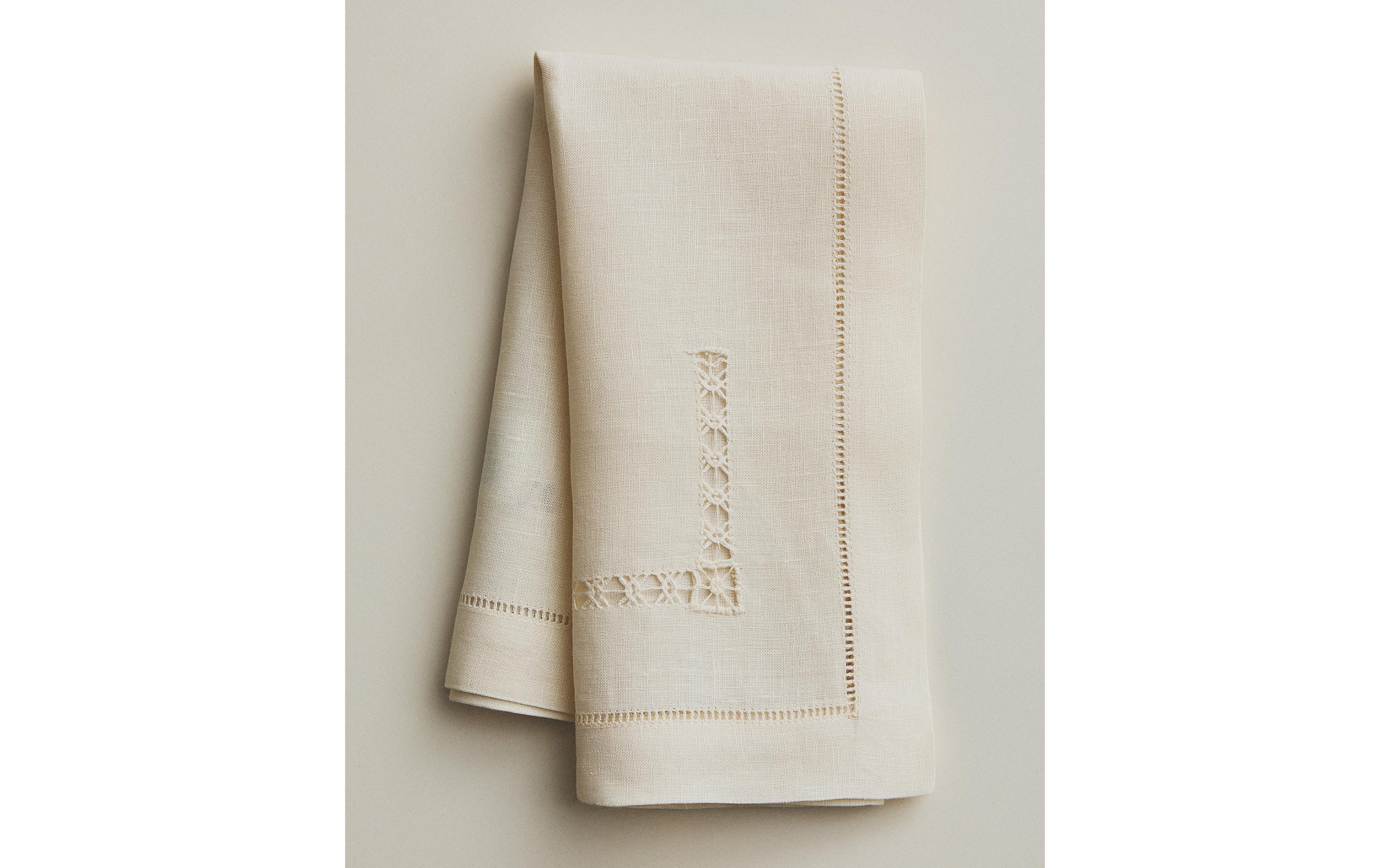 PACK OF HEMSTITCHED LINEN NAPKINS (PACK OF 2) product thumbnail 7