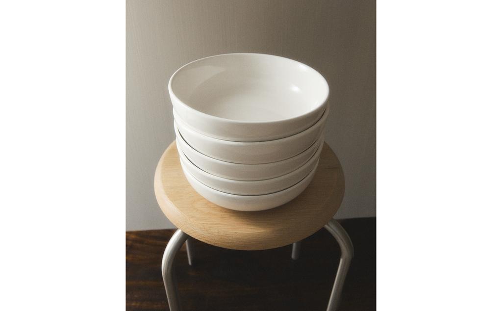 ASSIETTE CREUSE GRÈS