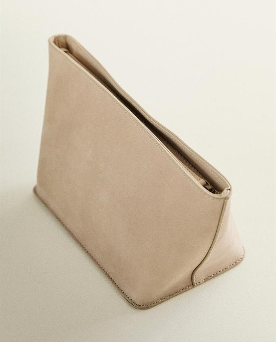 TROUSSE DE TOILETTE CUIR NUBUCK