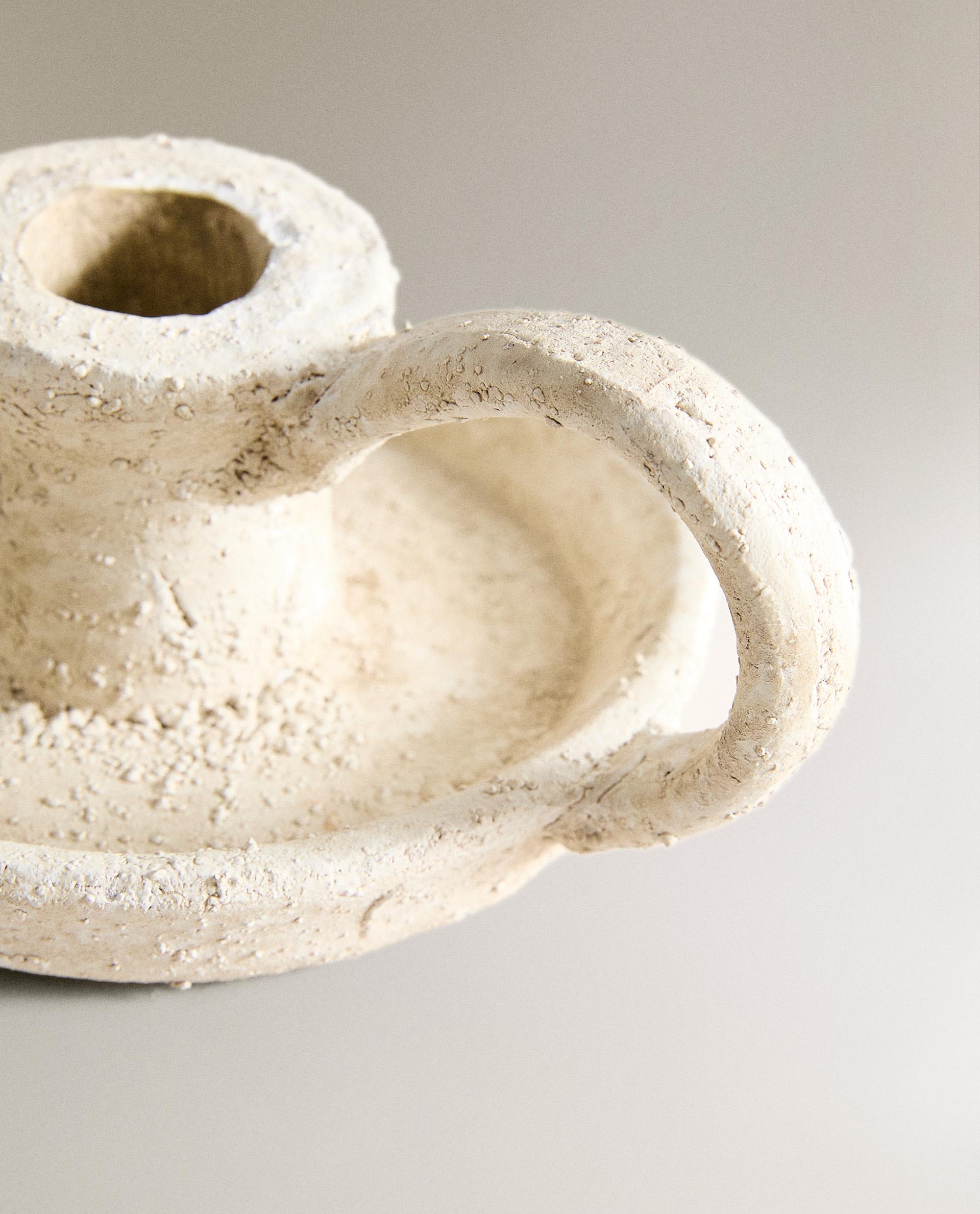 CLAY CANDLESTICK | Zara Home United States of America