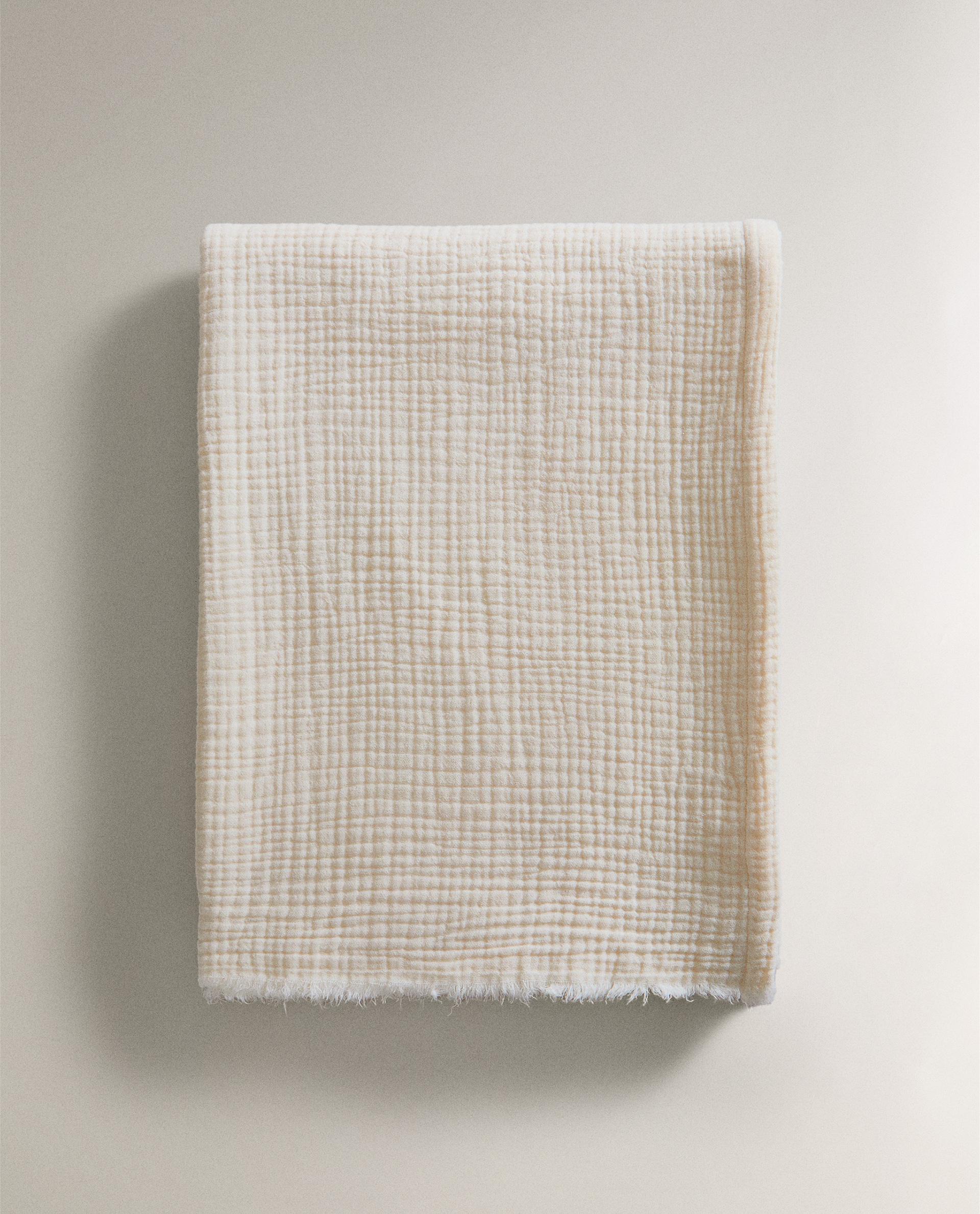 ZARA HOME - ザラホーム　ブランケット コットンモスリン製 ブランケット | Zara Home 日本/Japan