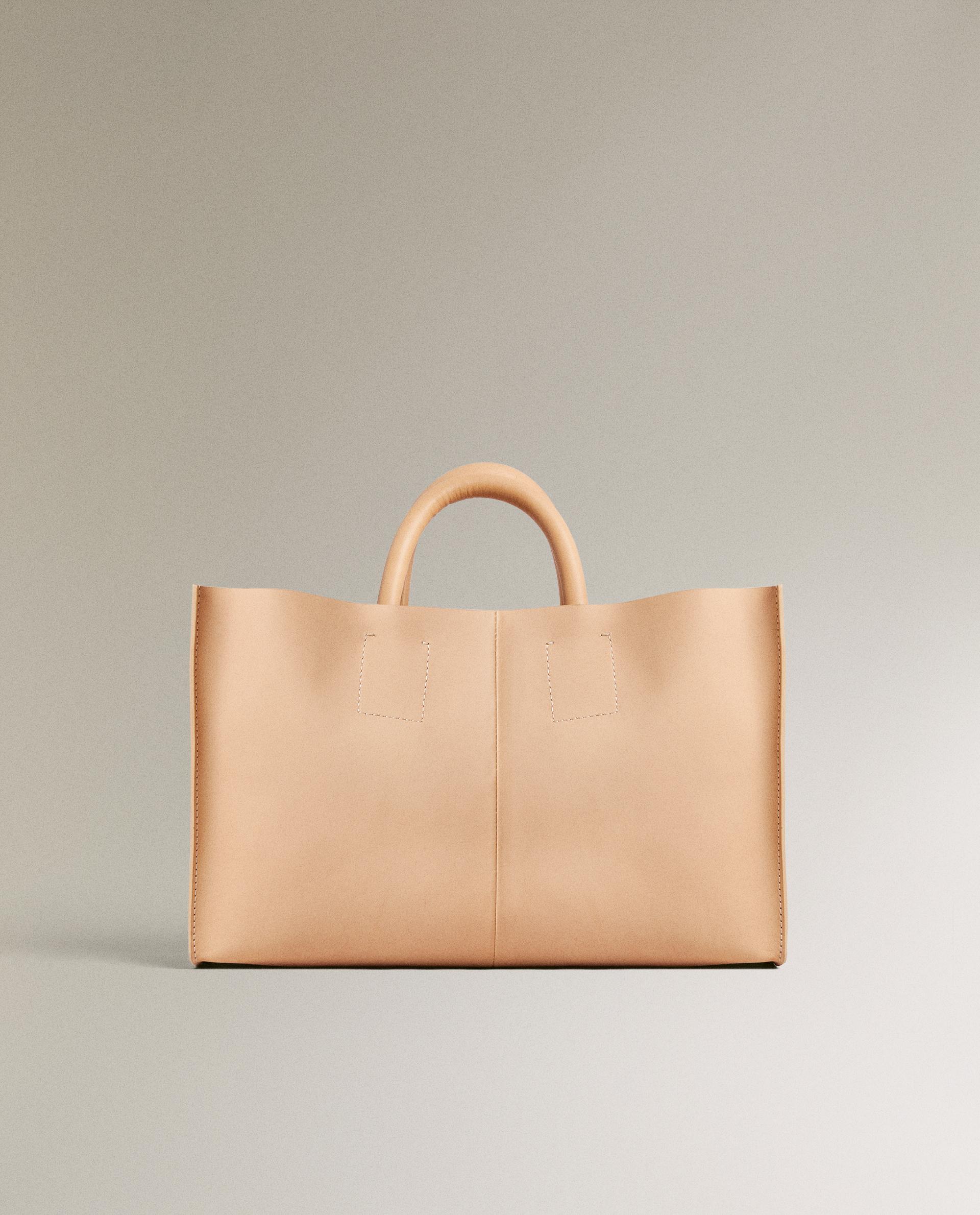 LEATHER MINI TOTE BAG