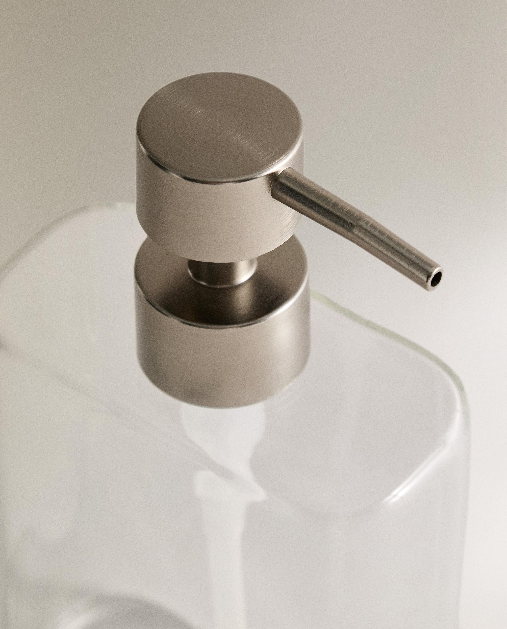 BOROSILICATE BATHROOM SET WITH LETTERS