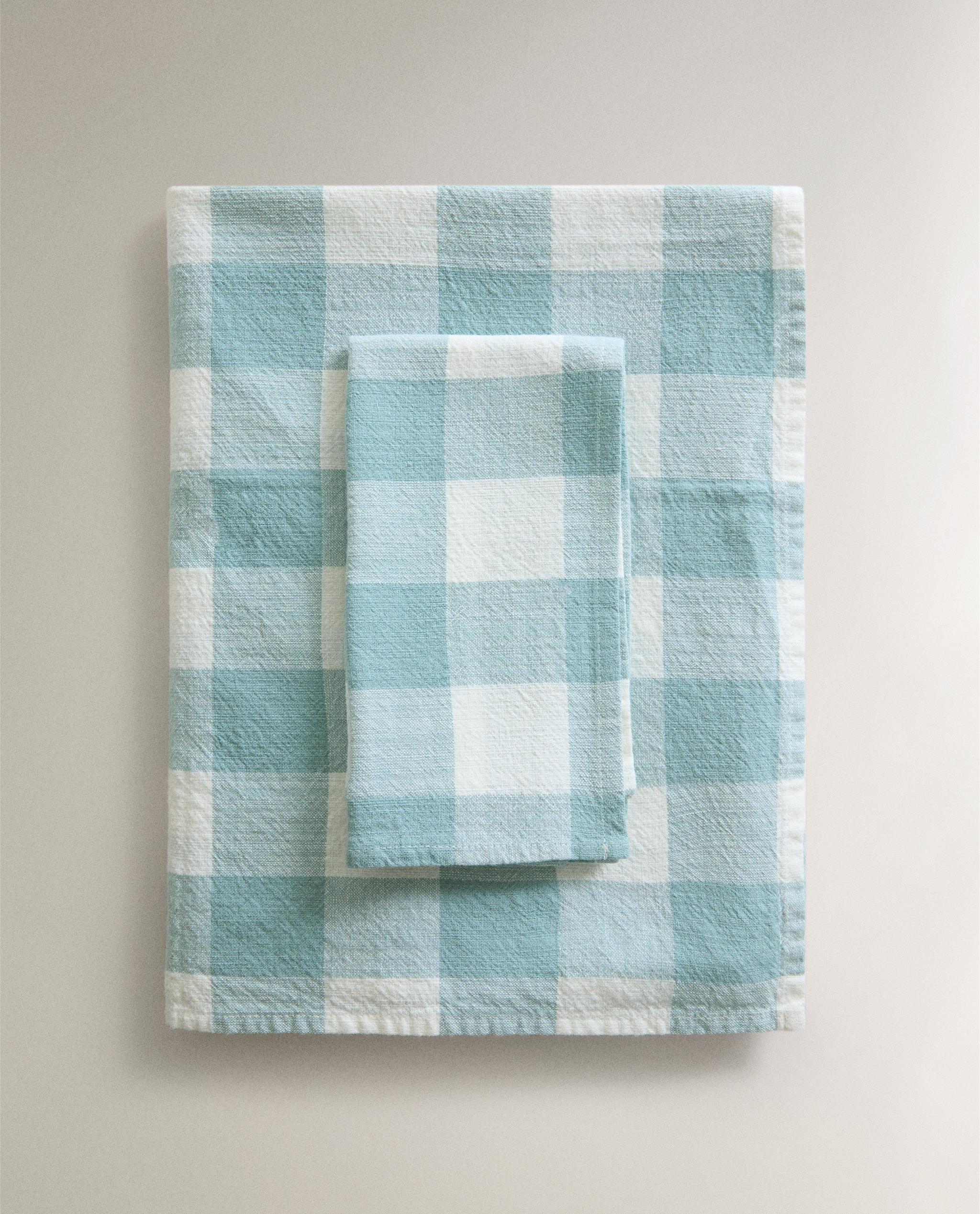 CHECK COTTON TABLECLOTH product thumbnail 6