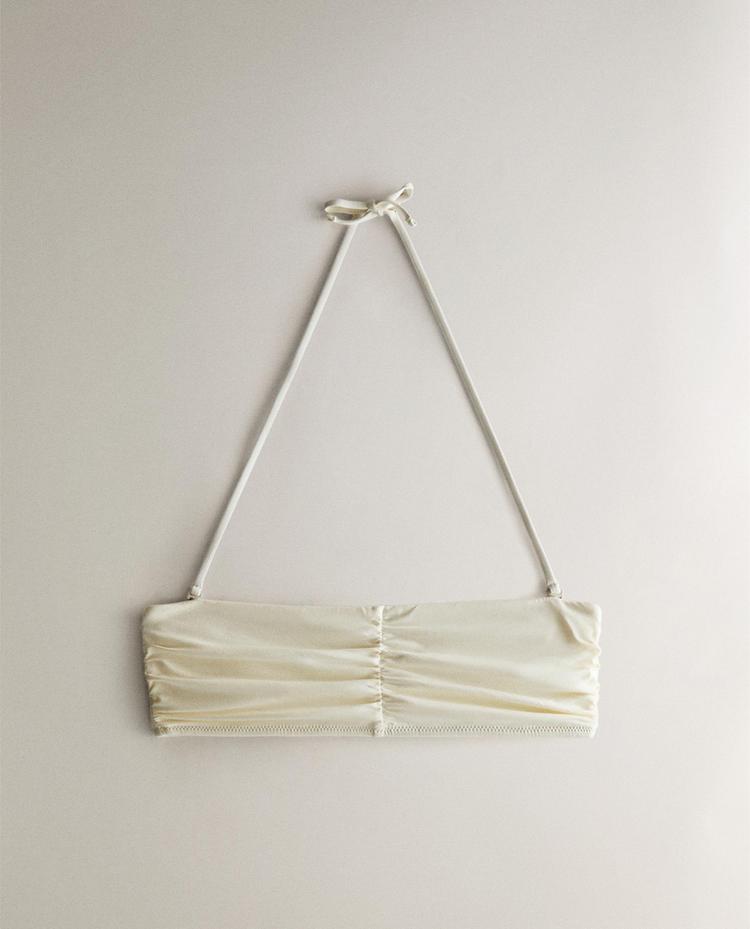 GATHERED BEACH BIKINI TOP