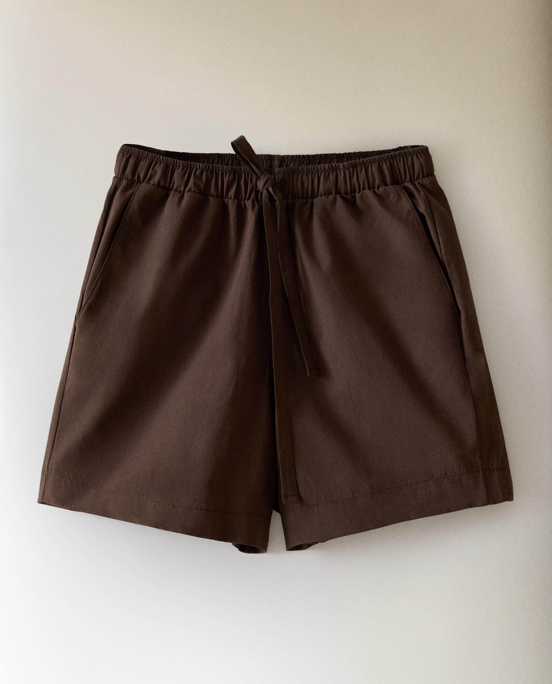 ZARA ストライプショートパンツ 6929/409 ストライプショートパンツ - ブルー | ZARA Japan / 日本