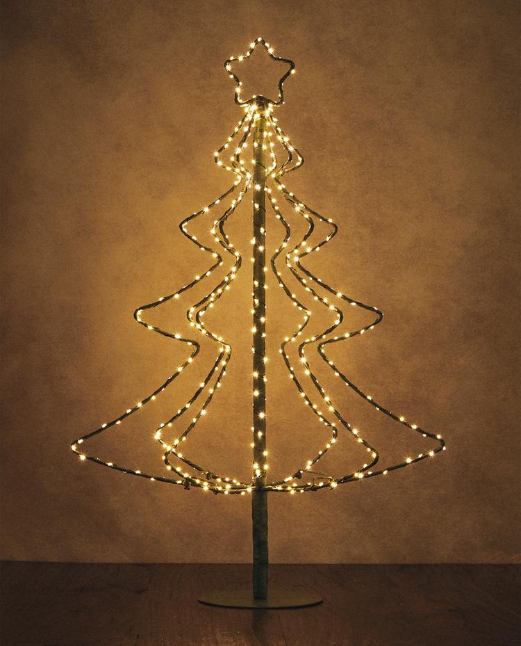 SMALL CHRISTMAS TREE STRUCTURE WITH LED LIGHTS