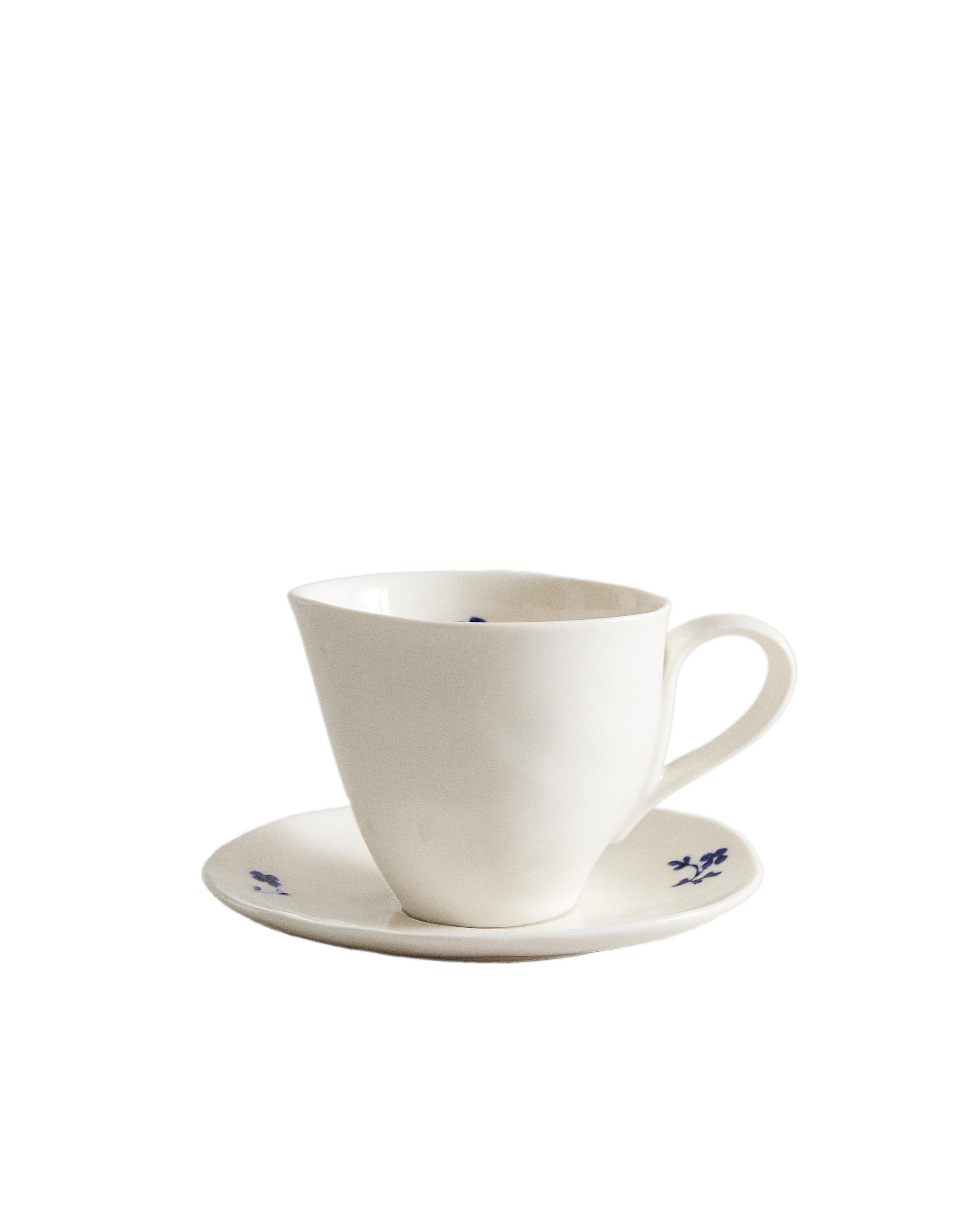 FLORAL PORCELAIN MUG AND SAUCER product thumbnail 6