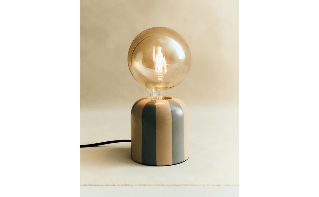 KINDER-TISCHLAMPE AUS KERAMIK MIT GLÜHBIRNE