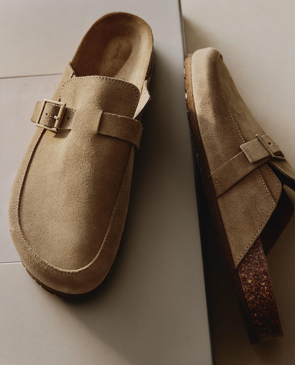 SABOT CUIR BOUCLE SABOT CUIR BOUCLE