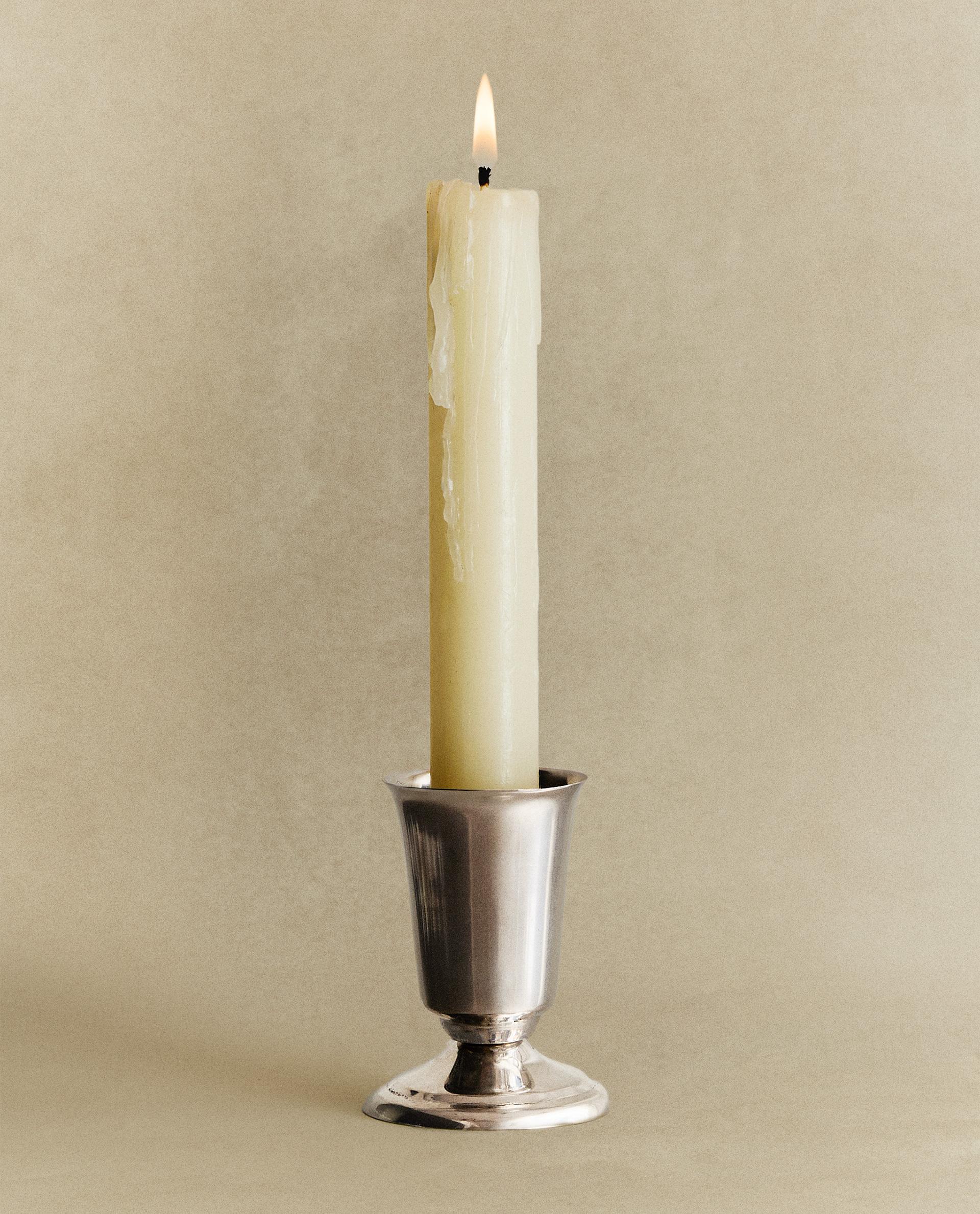 新品未使用　キャンドルスタンド 光沢スチール製キャンドルホルダー | Zara Home 日本/Japan