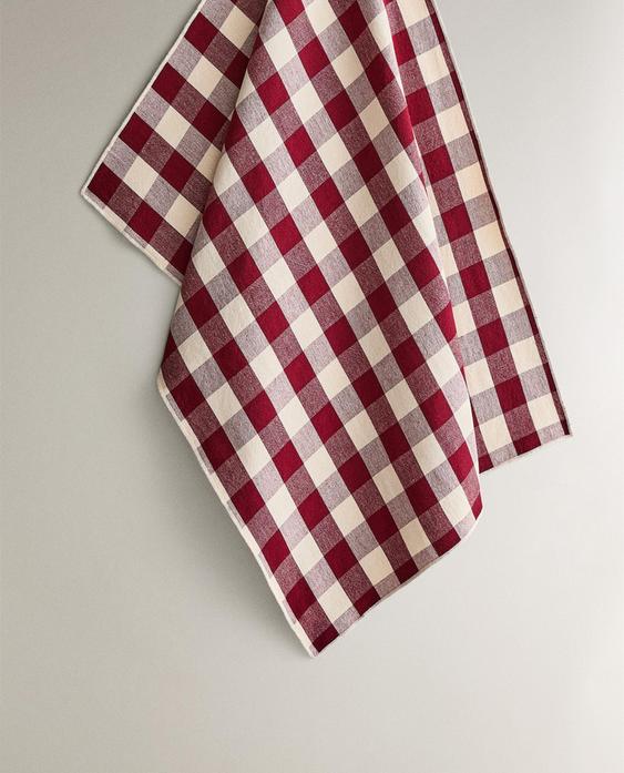 GESCHIRRTUCH AUS BAUMWOLLE MIT GROSSEN KAROS (DOPPELPACK) GESCHIRRTUCH AUS BAUMWOLLE MIT GROSSEN KAROS (DOPPELPACK)