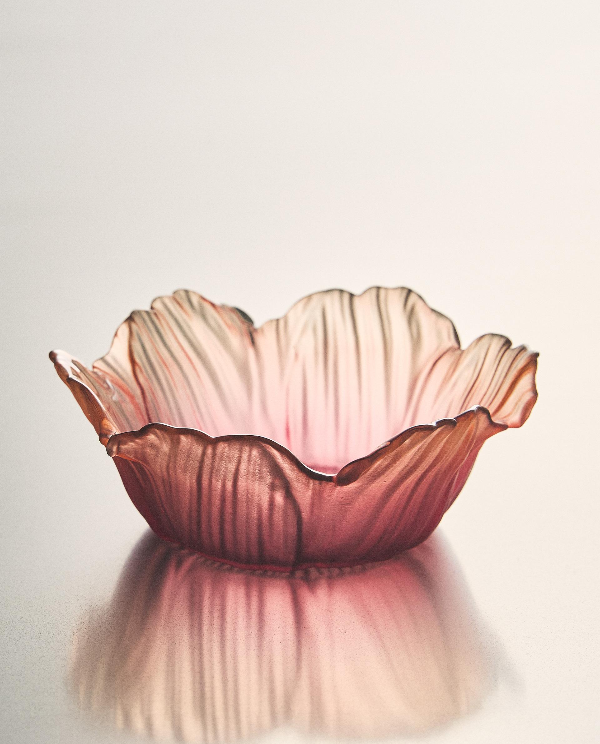 GLASS FLOWER BOWL | Zara Home United States of America