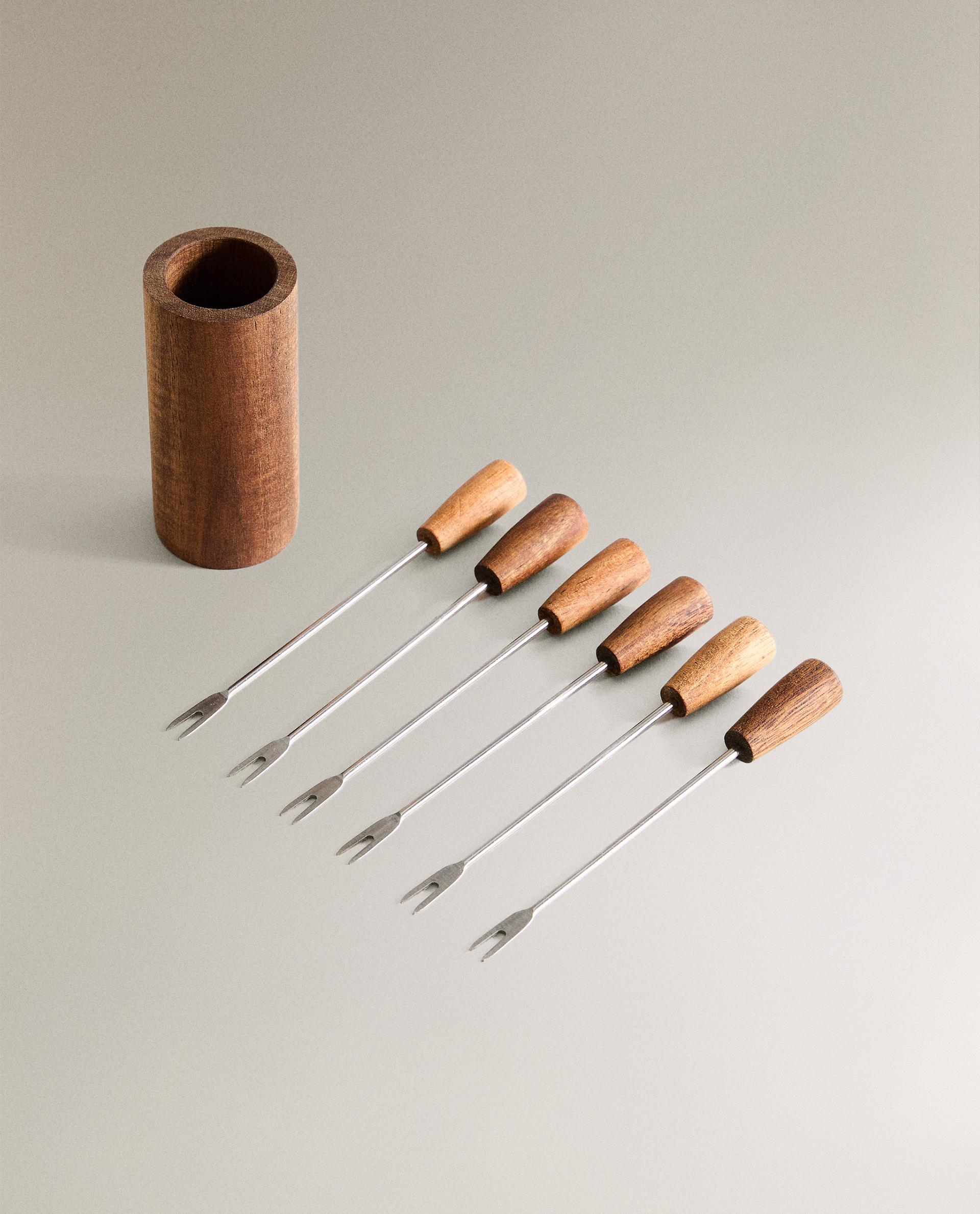 SET OF APPETIZER SKEWERS IN A CUP (SET OF 6) | Zara Home United