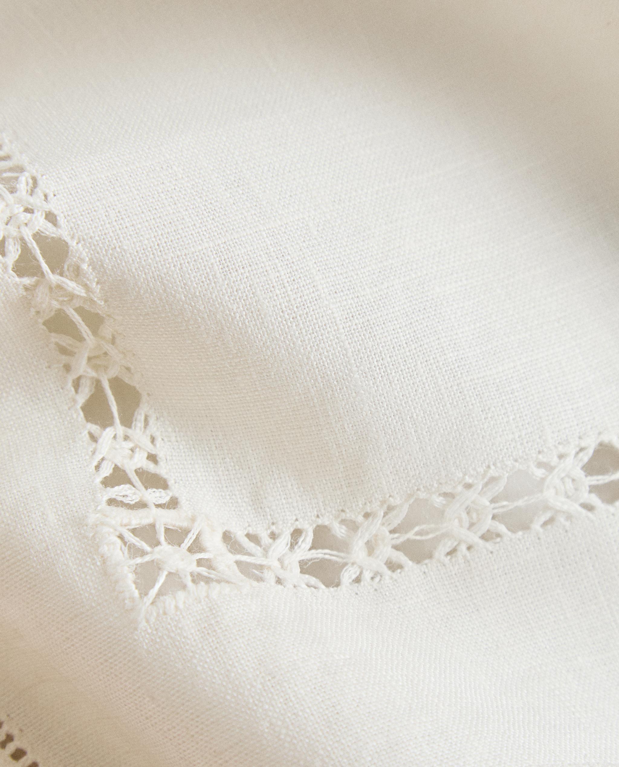 PACK OF HEMSTITCHED LINEN NAPKINS (PACK OF 2) product thumbnail 3