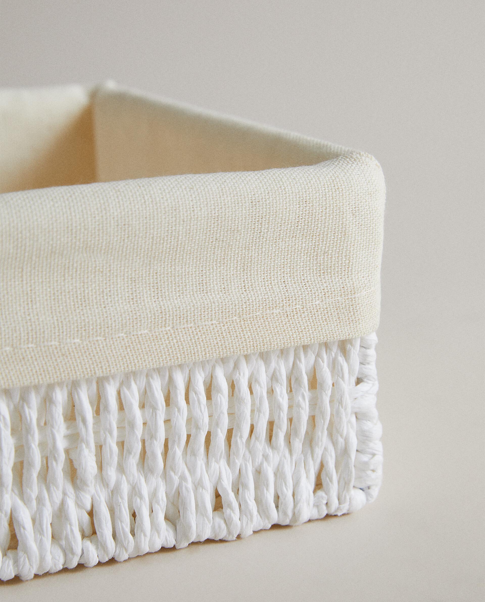 SQUARE BASKET WITH COTTON LINING product thumbnail 14