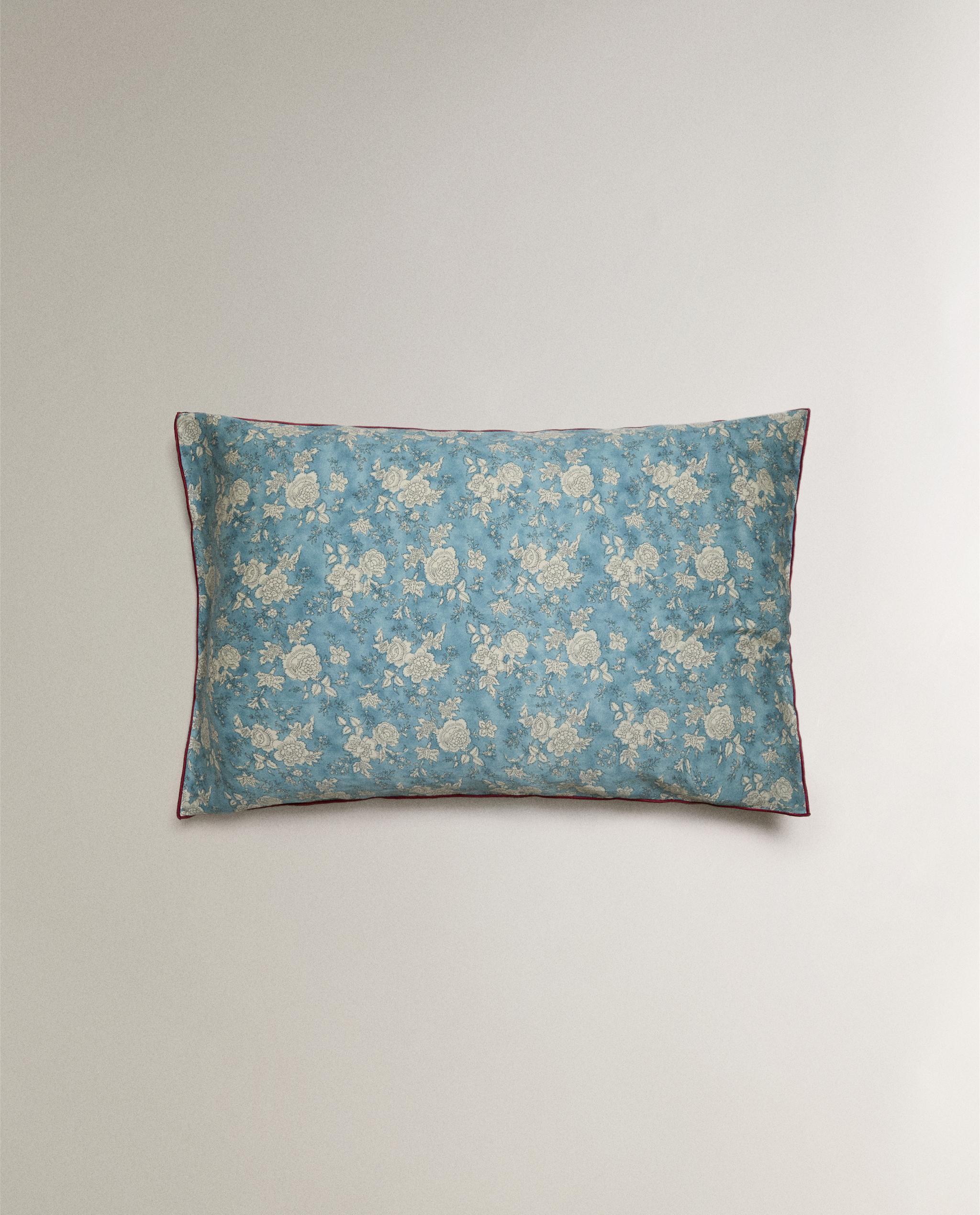FLORAL SATEEN BED LINEN WITH PIPING product thumbnail 14