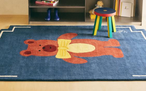 ALFOMBRA INFANTIL LANA OSO X THE ANIMALS OBSERVATORY