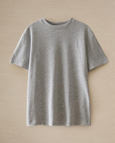 CAMISETA DE MANGA CURTA EM ALGODÃO
