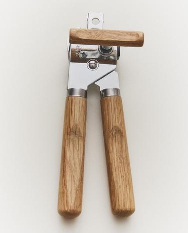OAK WOOD MANUAL TIN OPENER