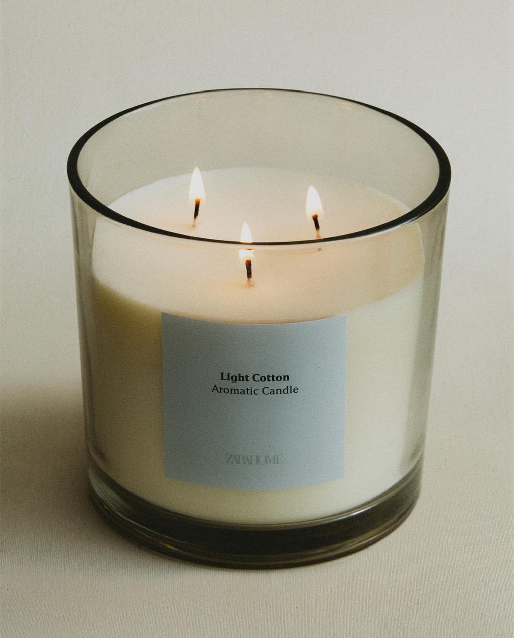 (620 גרם) LIGHT COTTON נר ריחני (620 גרם) LIGHT COTTON נר ריחני