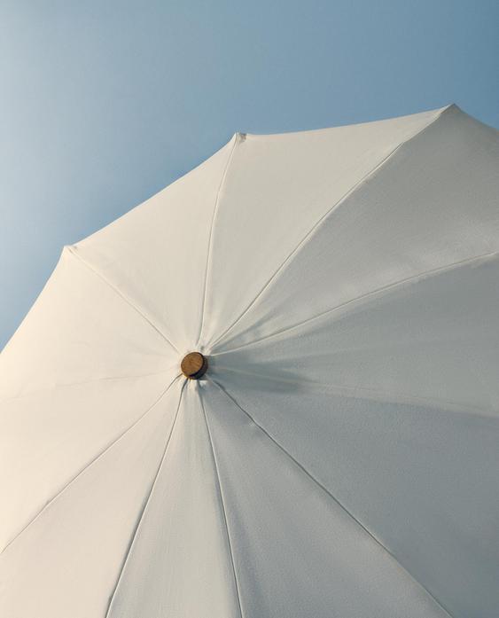 STRANDPARASOL MET CONTRAST RAND (ø 160CM) STRANDPARASOL MET CONTRAST RAND (ø 160CM)