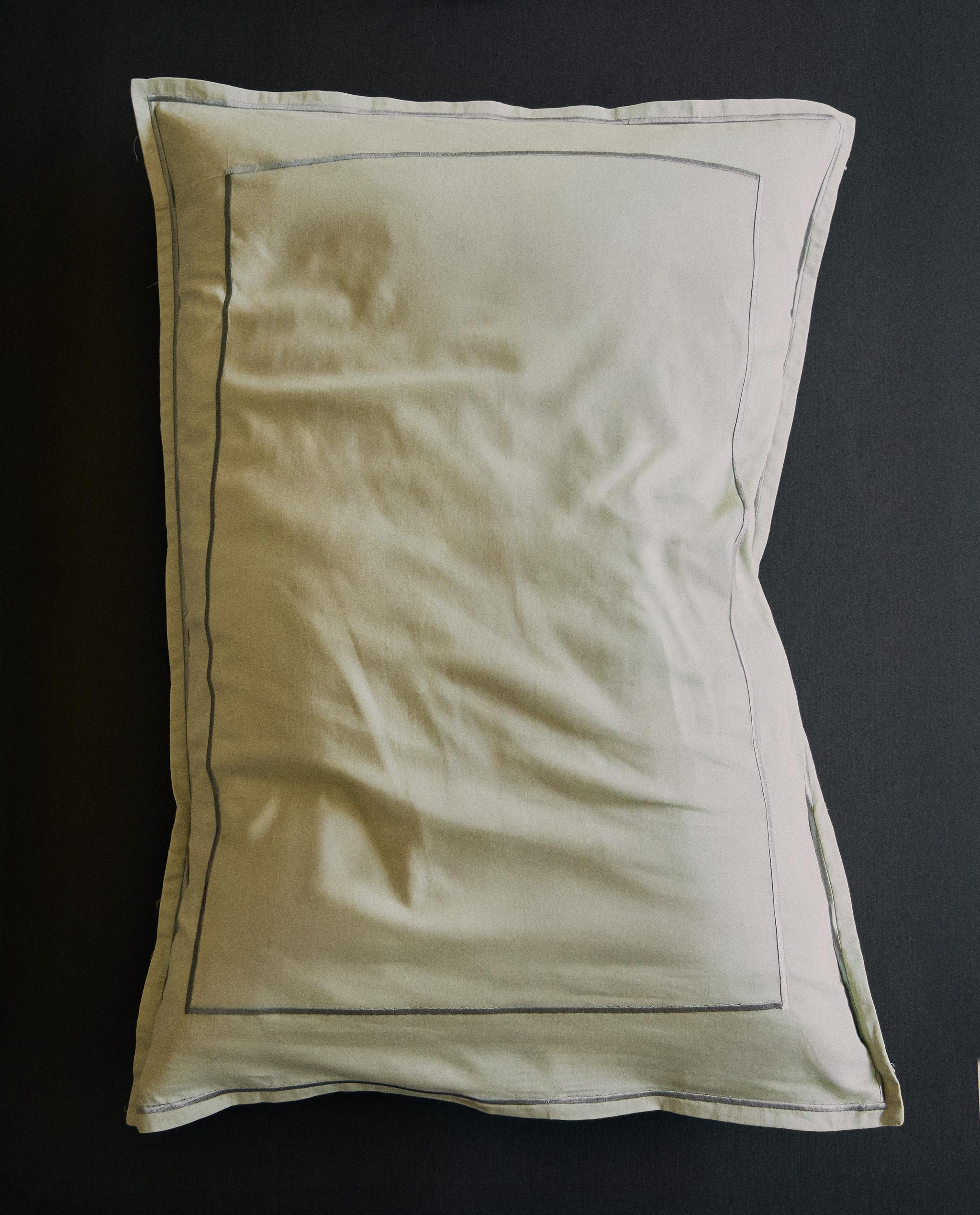 SATEEN PILLOWCASE WITH DOUBLE TRIM product thumbnail 17